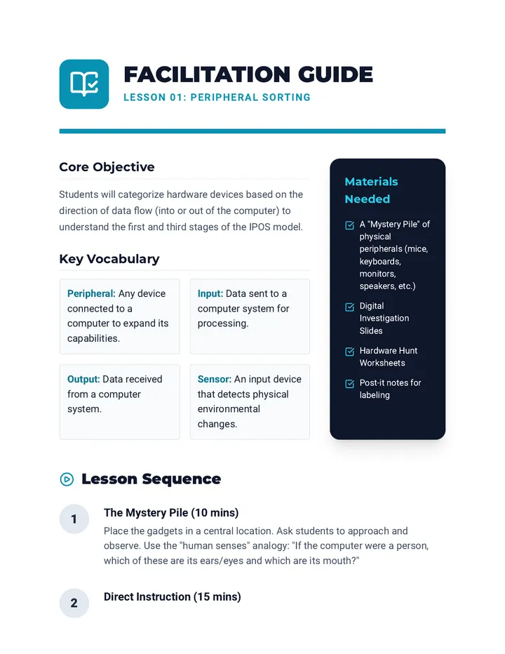 Peripheral Facilitation Guide