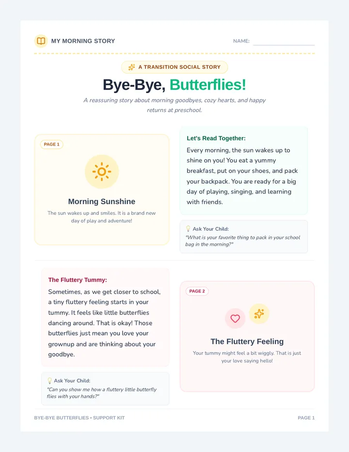 Butterfly Bye Bye Storybook