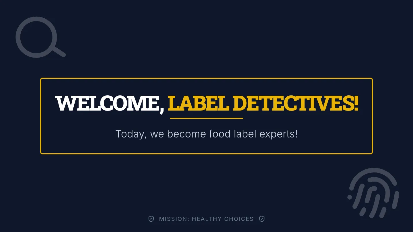 Food Label Fundamentals Presentation