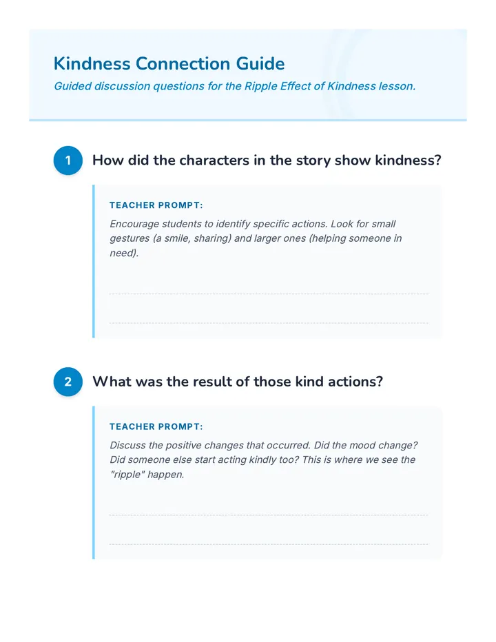 The Ripple Effect of Kindness • Lesson • Lenny.com