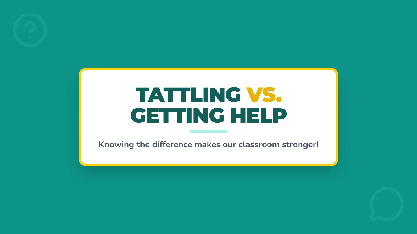 Tattling vs. Getting Help • Lesson • Lenny.com