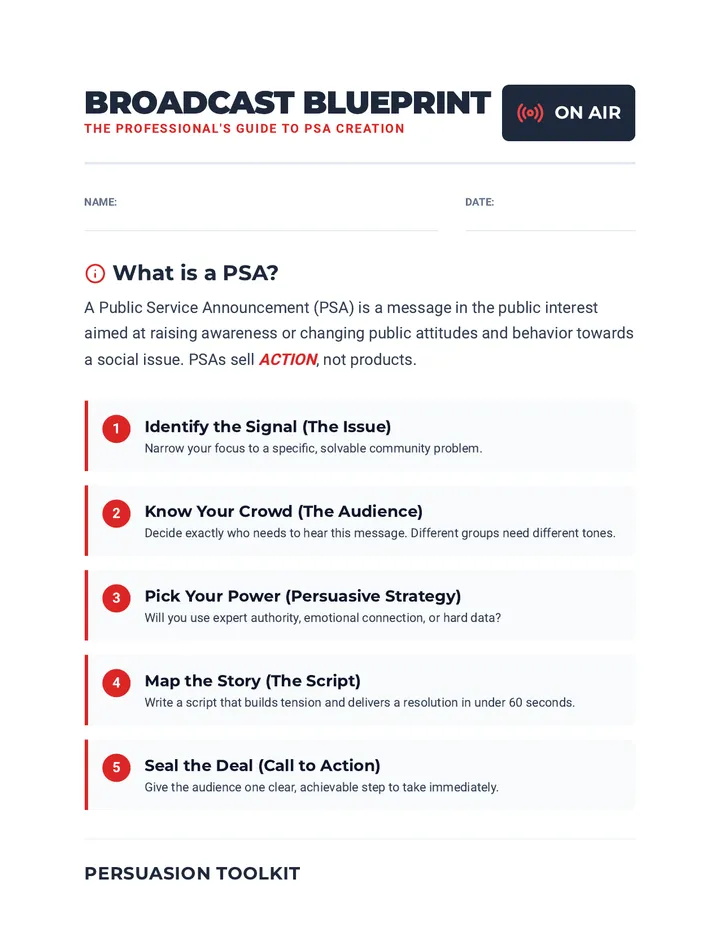 Broadcast Blueprint Guide