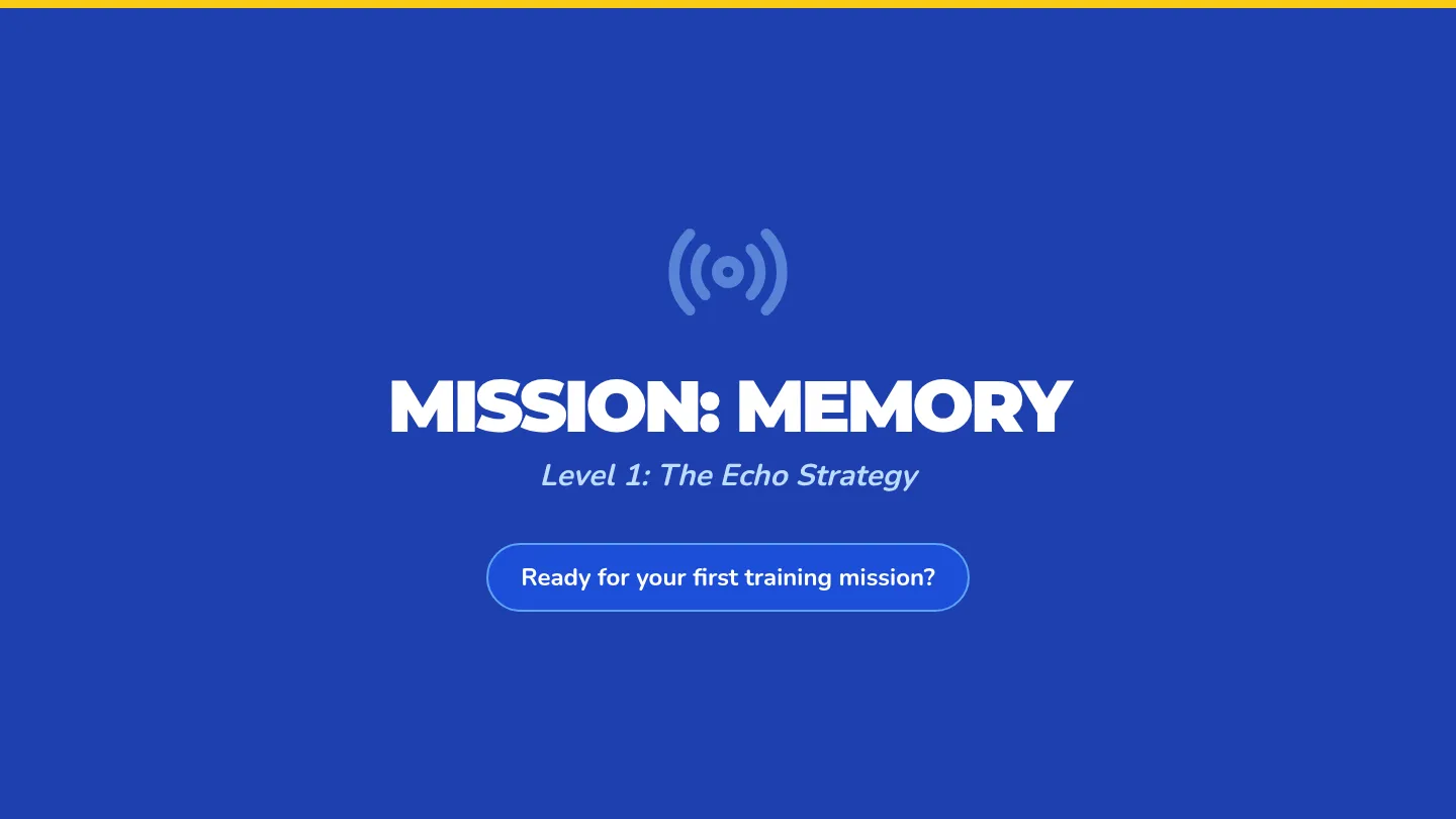 Echo Strategy Slides