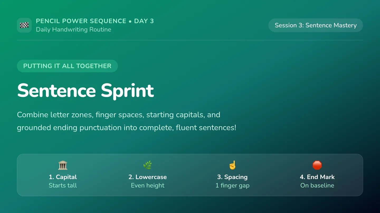 Sentence Sprint Slides