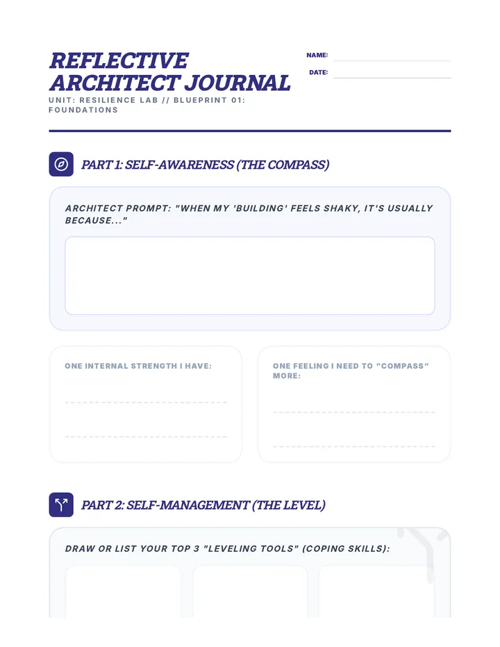 Reflective Architect Journal Worksheet