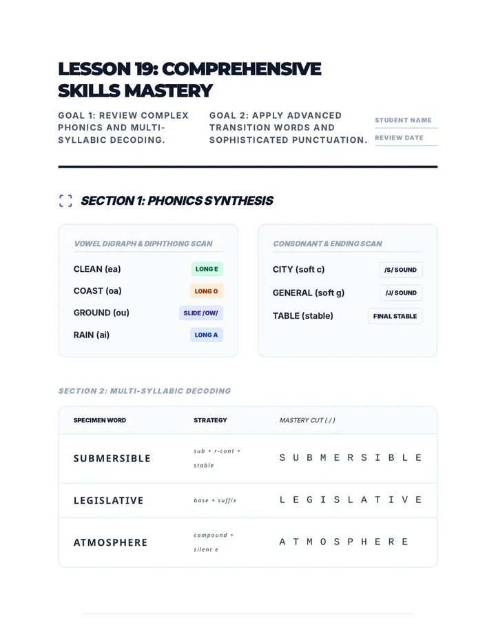 Skills Mastery Review 19