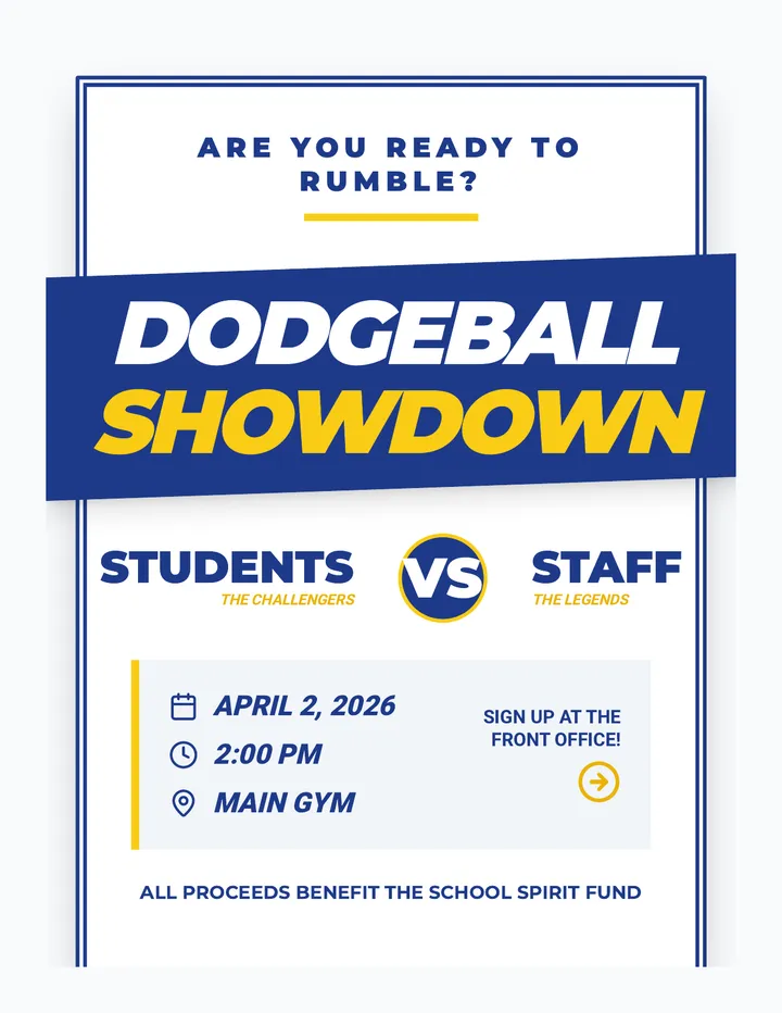 Showdown Promotional Poster