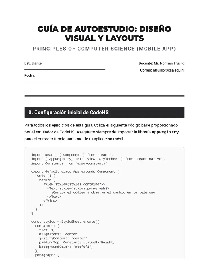React Native Final Study Guide Final Version
