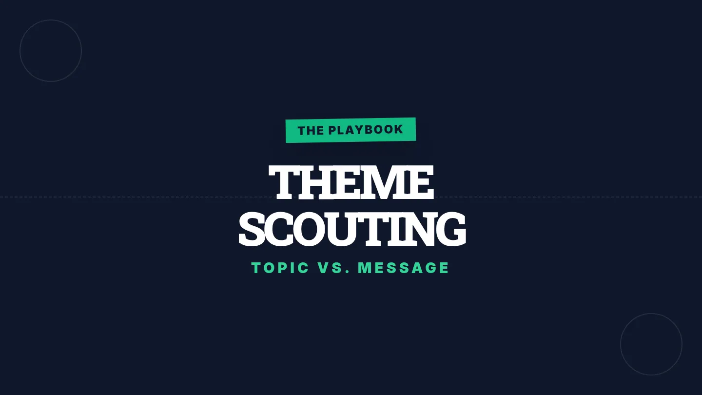 Thematic Playbook Slides