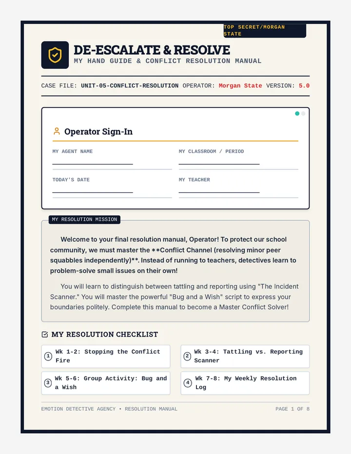 Resolution Workbook