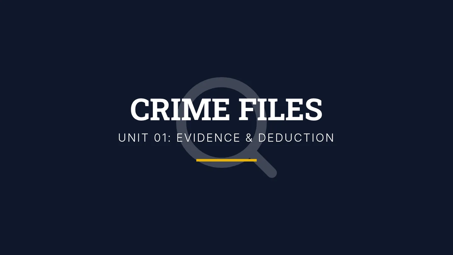 Crime Files Slides