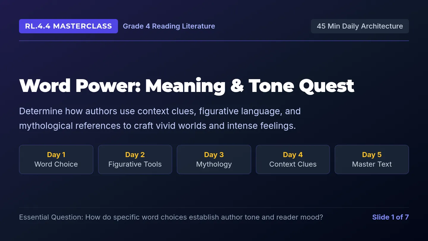 Meaning And Tone Slides