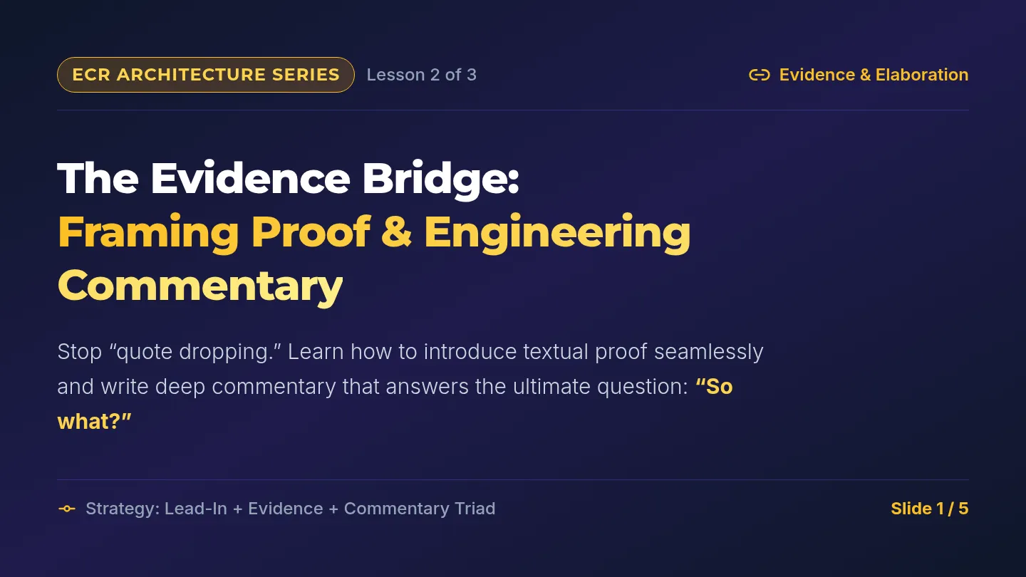 Evidence Bridge Slides