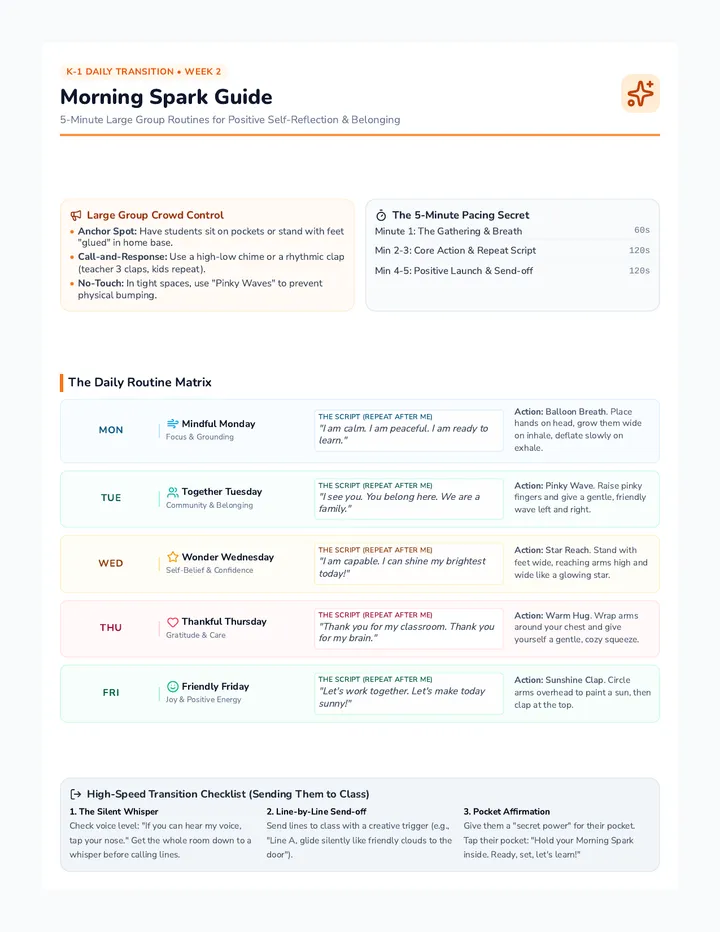 Morning Spark Week 2 Teacher Guide