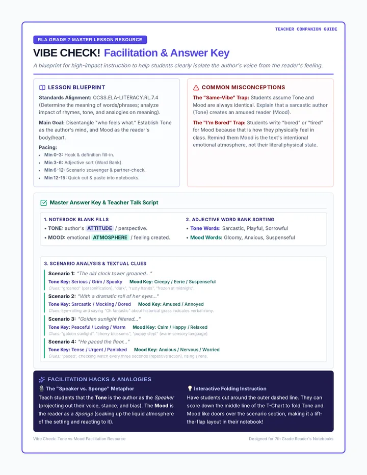 Vibe Check Teacher Guide