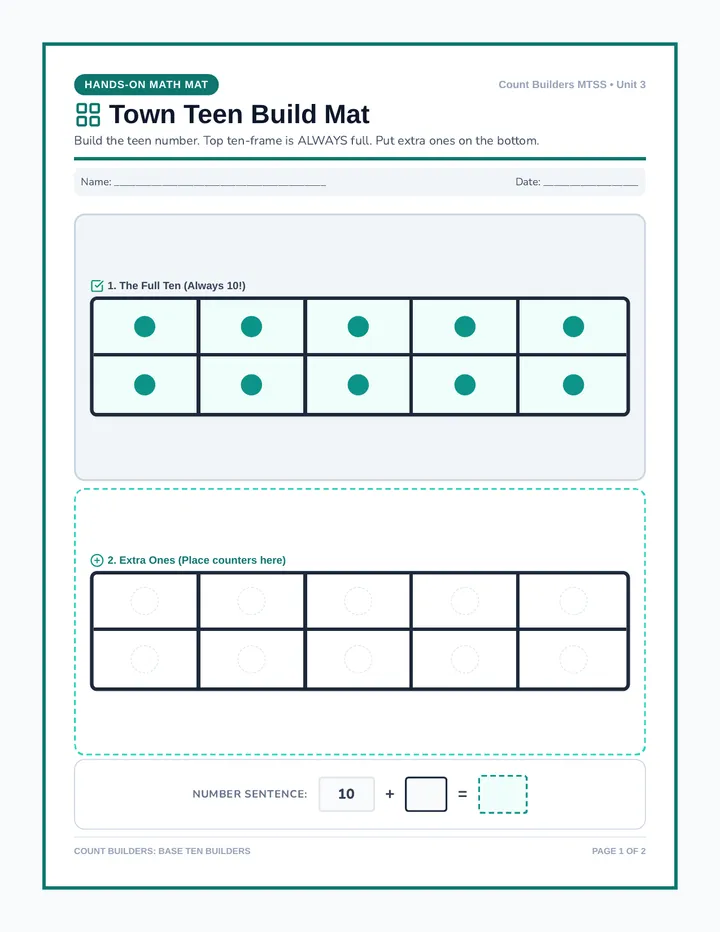 Town Teen Build Mats
