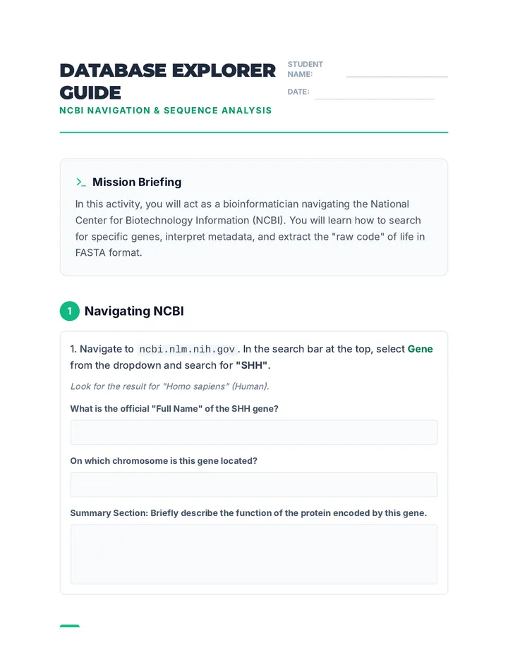 Database Explorer Guide