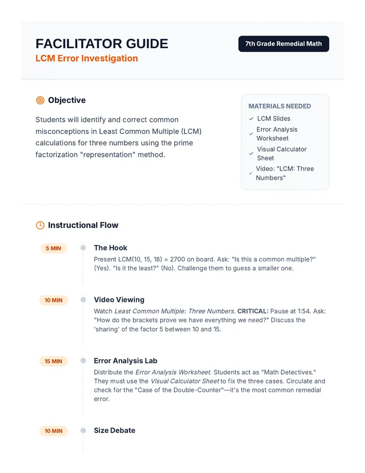 Teacher Facilitator Guide