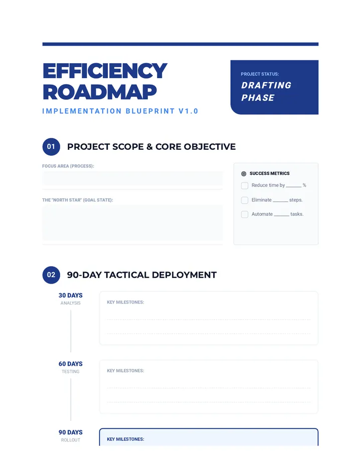 Efficiency Roadmap Project