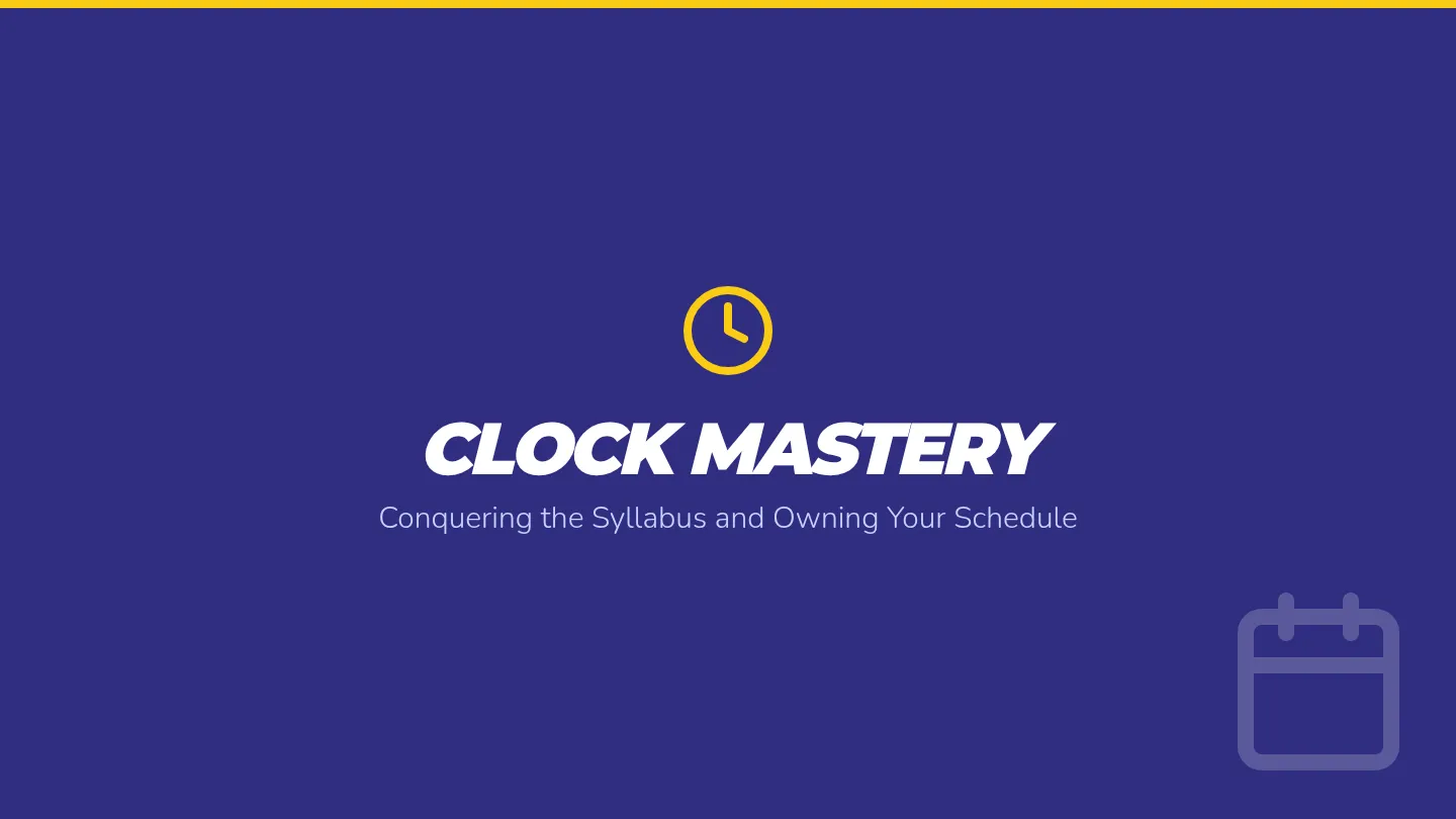 Clock Mastery Slides