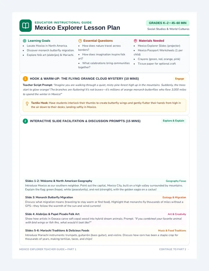 Mexico Explorer Teacher Guide
