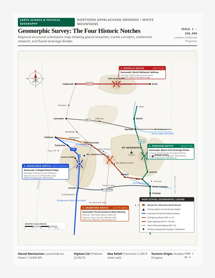 Granite Gaps Reference Map