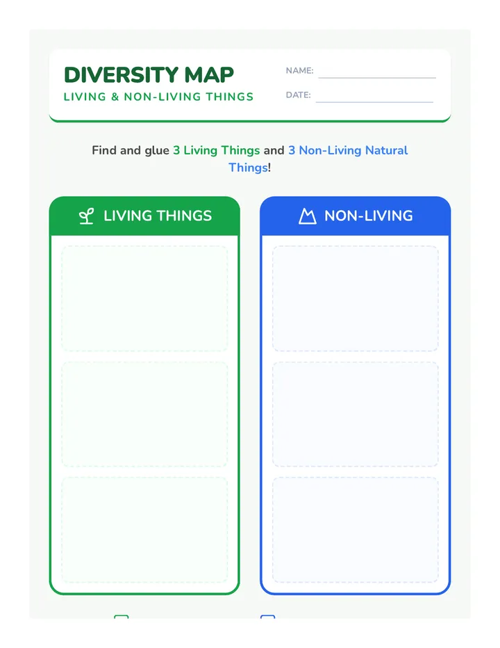 Diversity Collage Worksheet