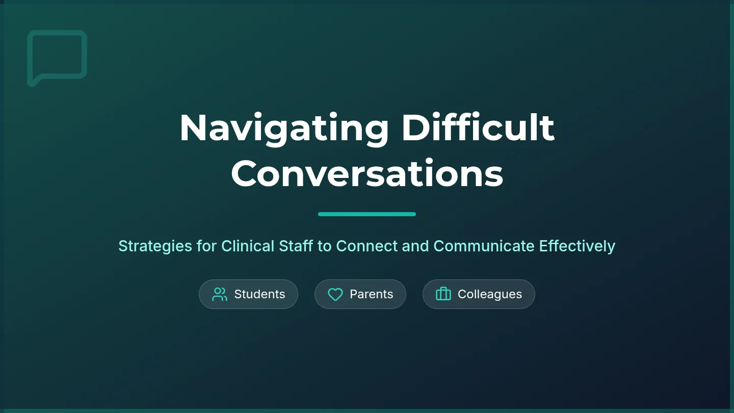 Difficult Conversations Slides Deck