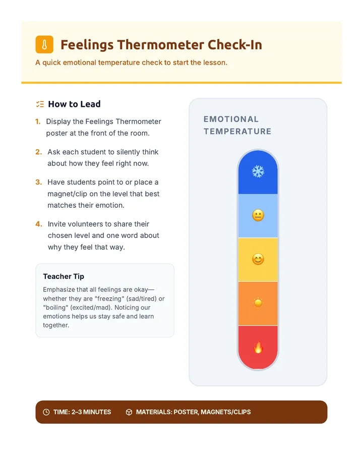 Feelings Thermometer Check-In