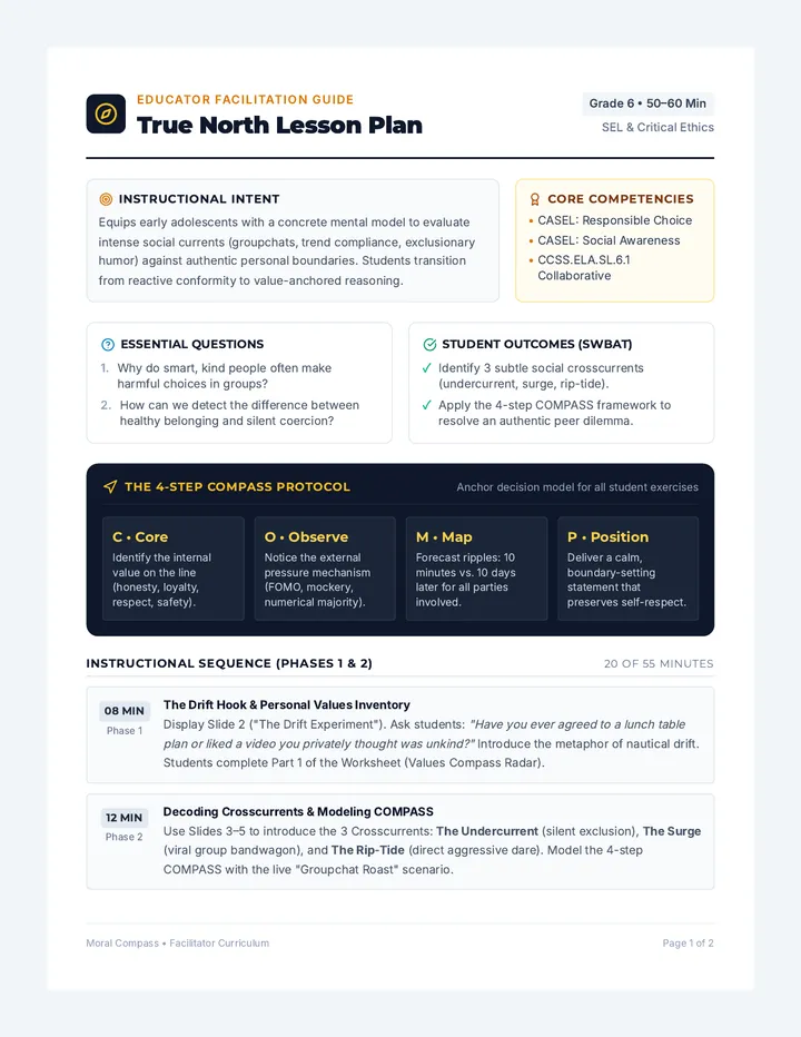True North Lesson Plan