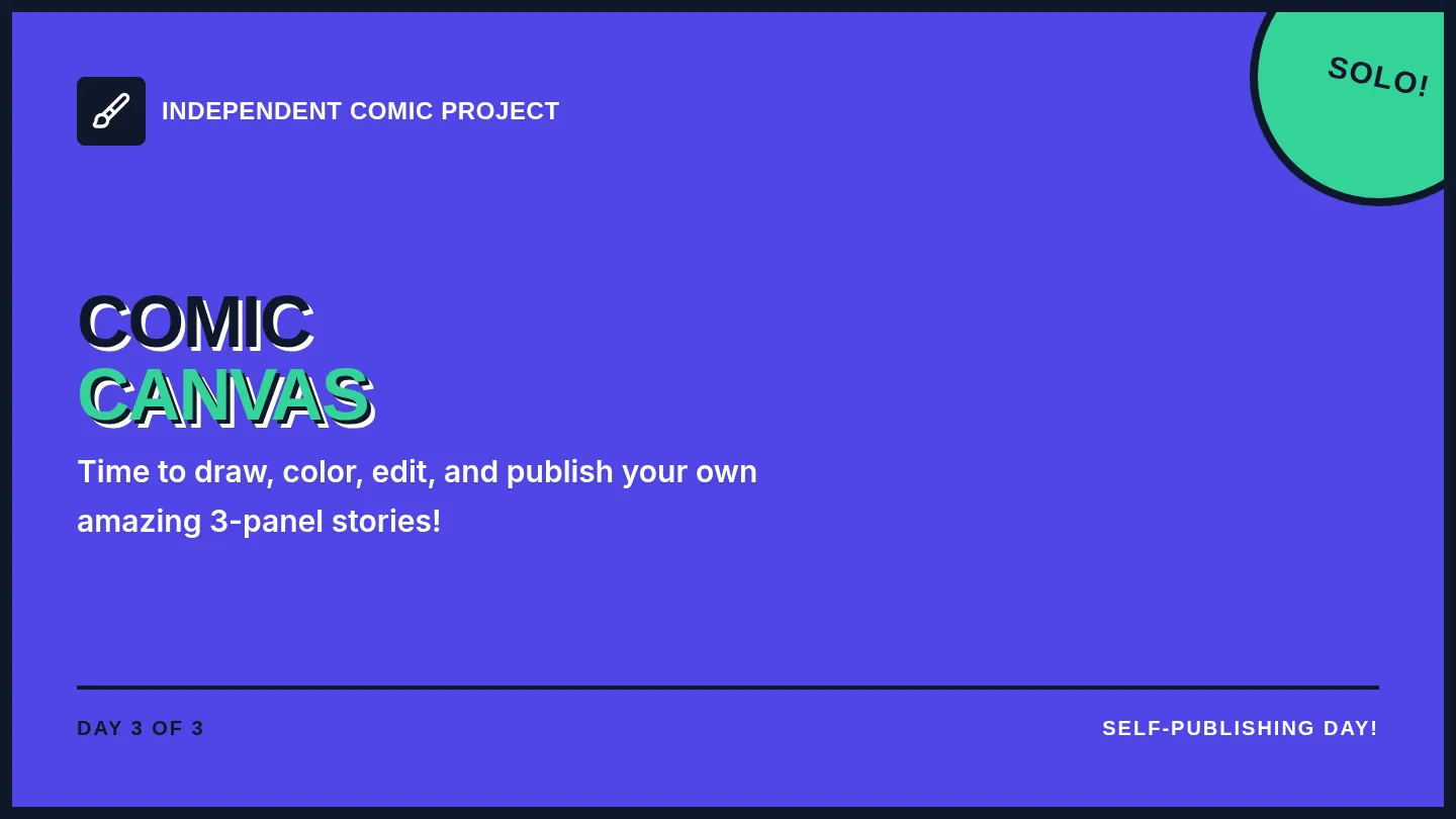 Comic Canvas Slides