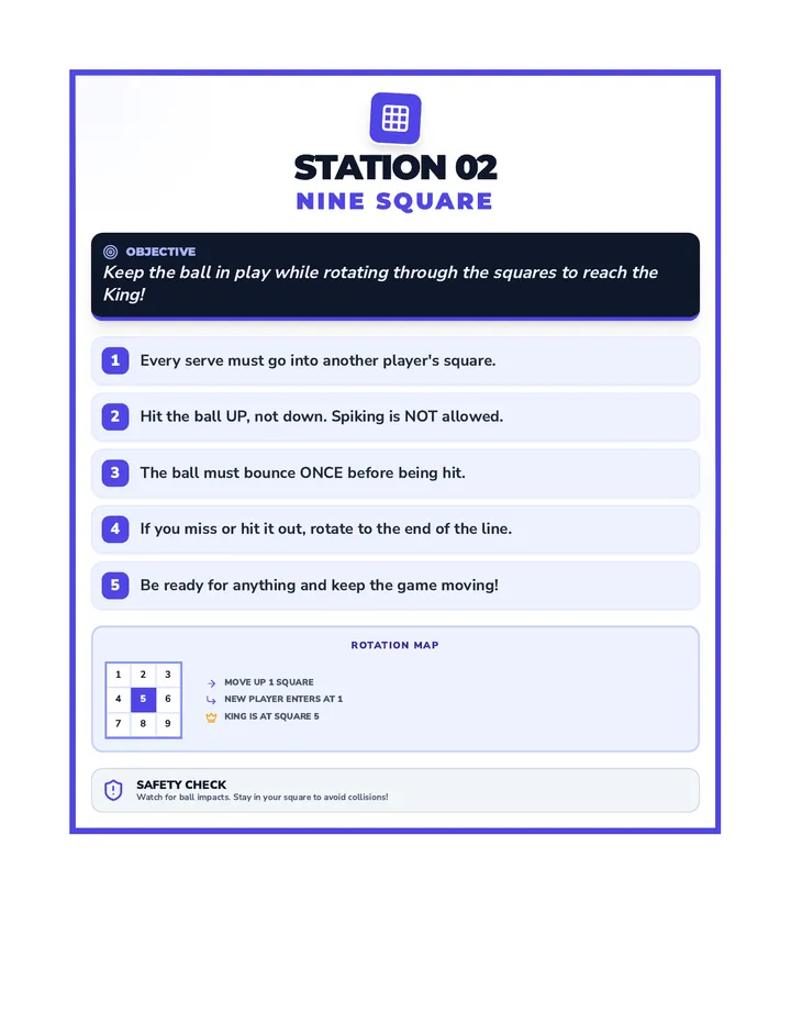 Nine Square Station Poster