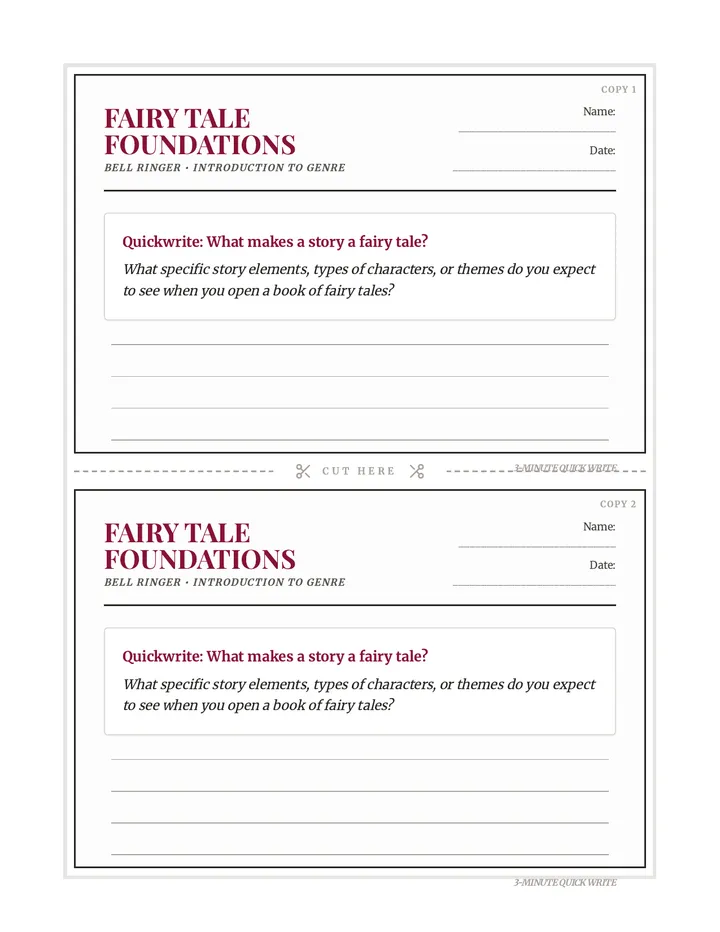 Fairy Tale Foundations Dual Bell Ringer