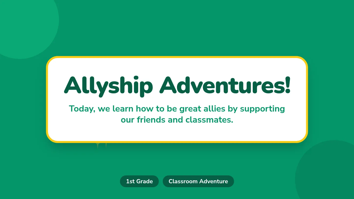 Allyship Adventures Slides