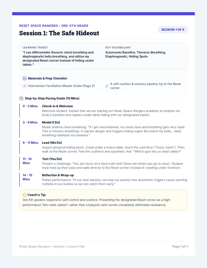 Session 1 Lesson Plan