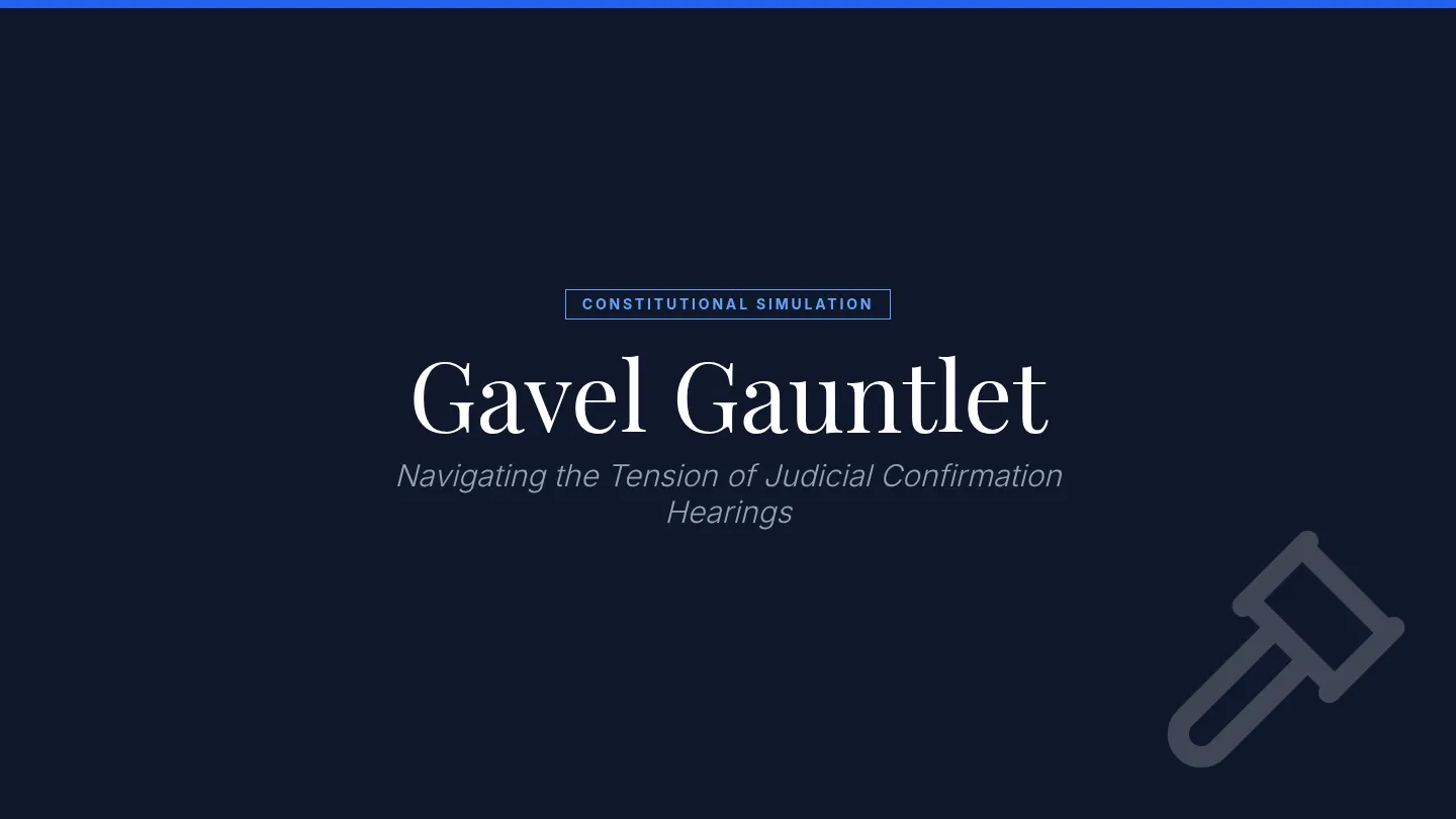 Gavel Gauntlet Slides