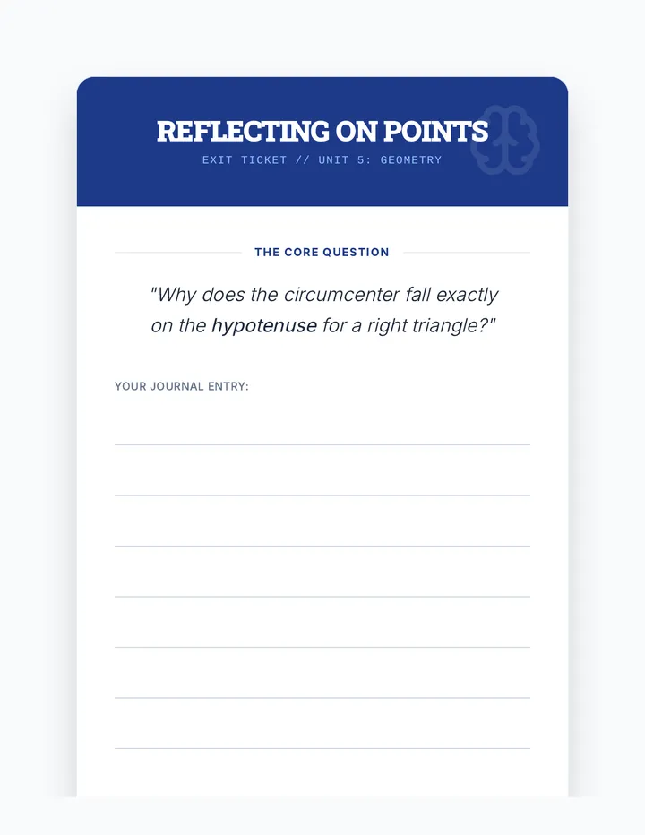 Crossing Paths Reflection Journal