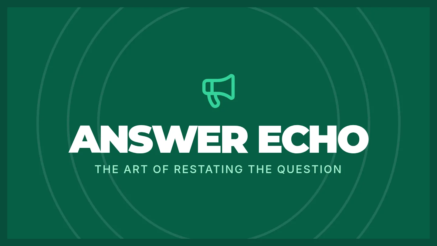 Answer Echo Slides