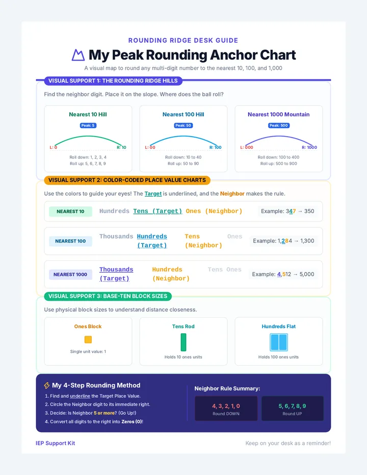 Rounding Ridge Anchor Chart