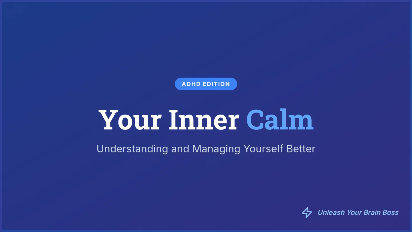 Self-Regulation Slide Deck