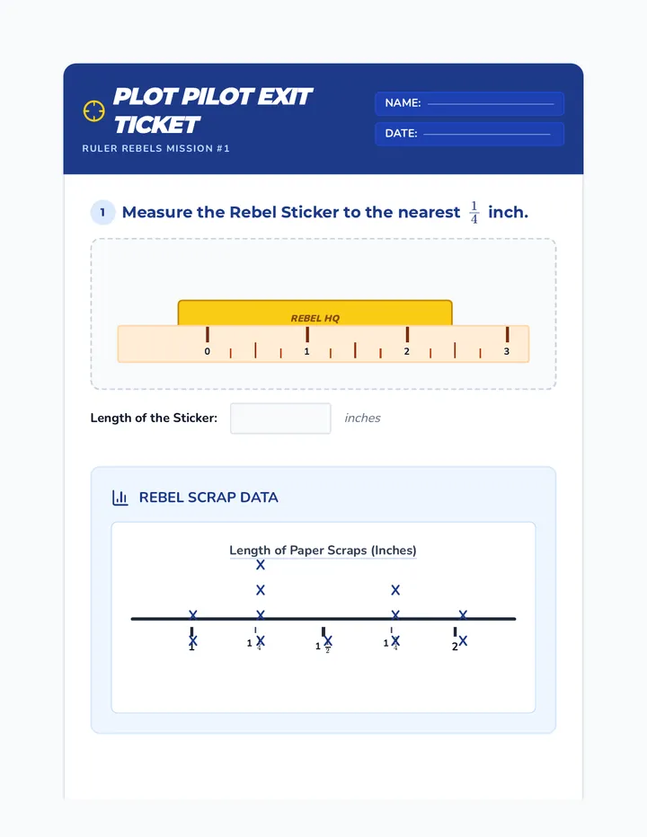 Plot Pilot Exit Ticket