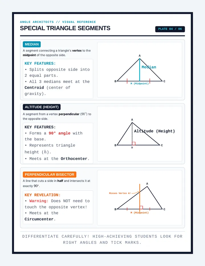 Triangle Segments Anchor Charts