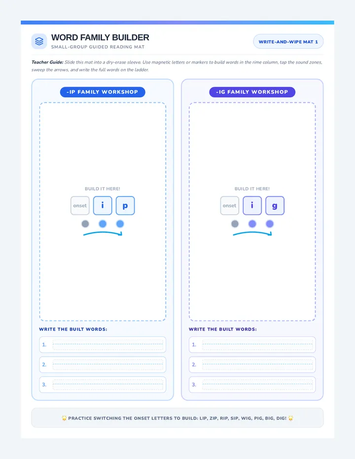 Short I Workmats
