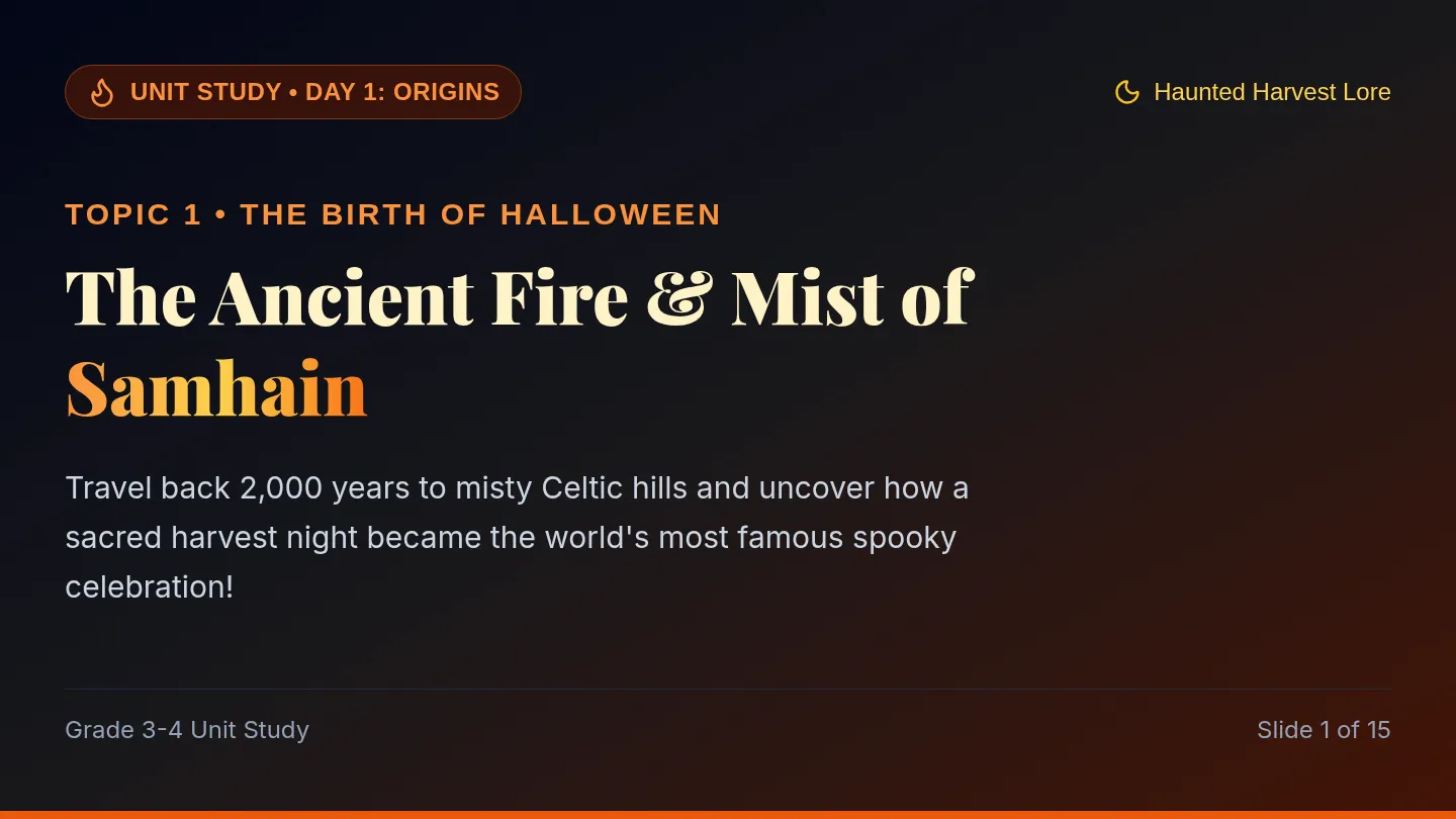 Samhain Origins Slides