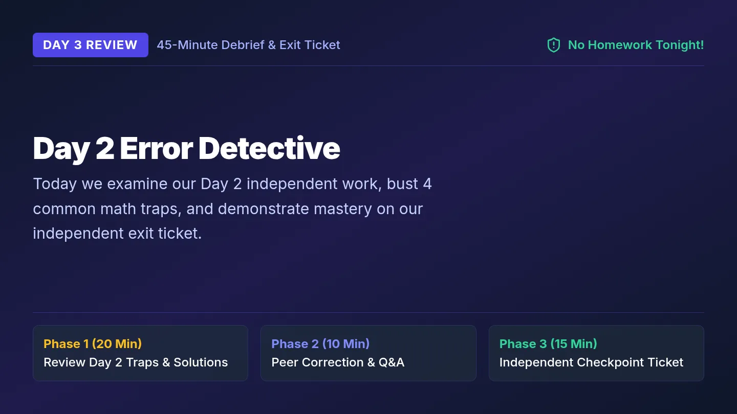 Error Detective Review Slides