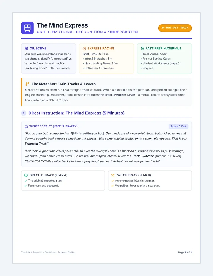 Mind Express Teacher Guide