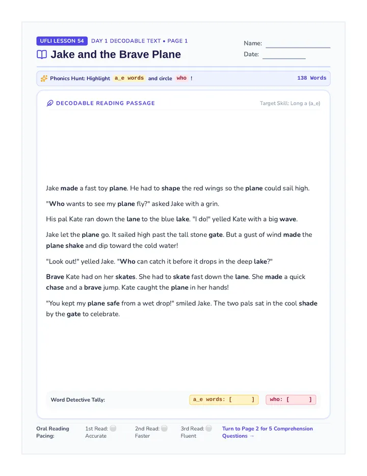 Magic Maze Reading Passage
