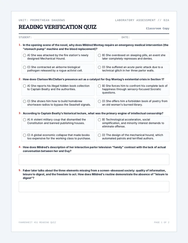 Screens of Ignorance Quiz and Teacher Guide