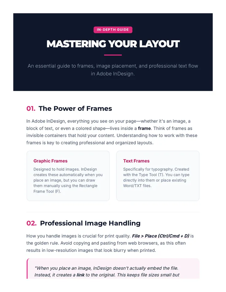 Mastering Layout Reading