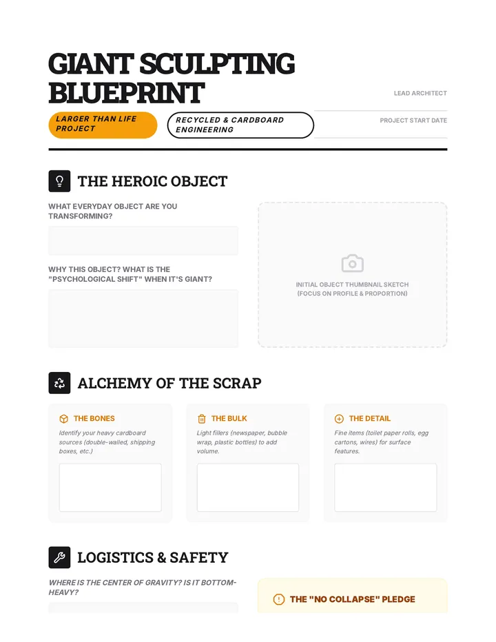 Giant Sculpting Blueprint